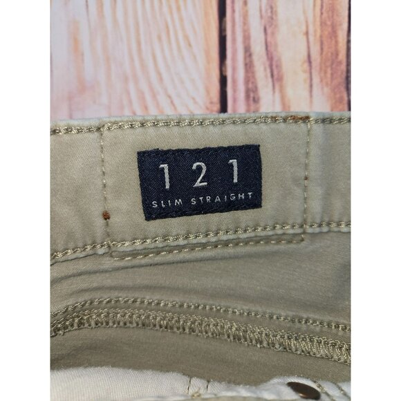 Lucky Brand 121 Slim Straight Mens Khaki Pants 38x30 - Picture 5 of 9